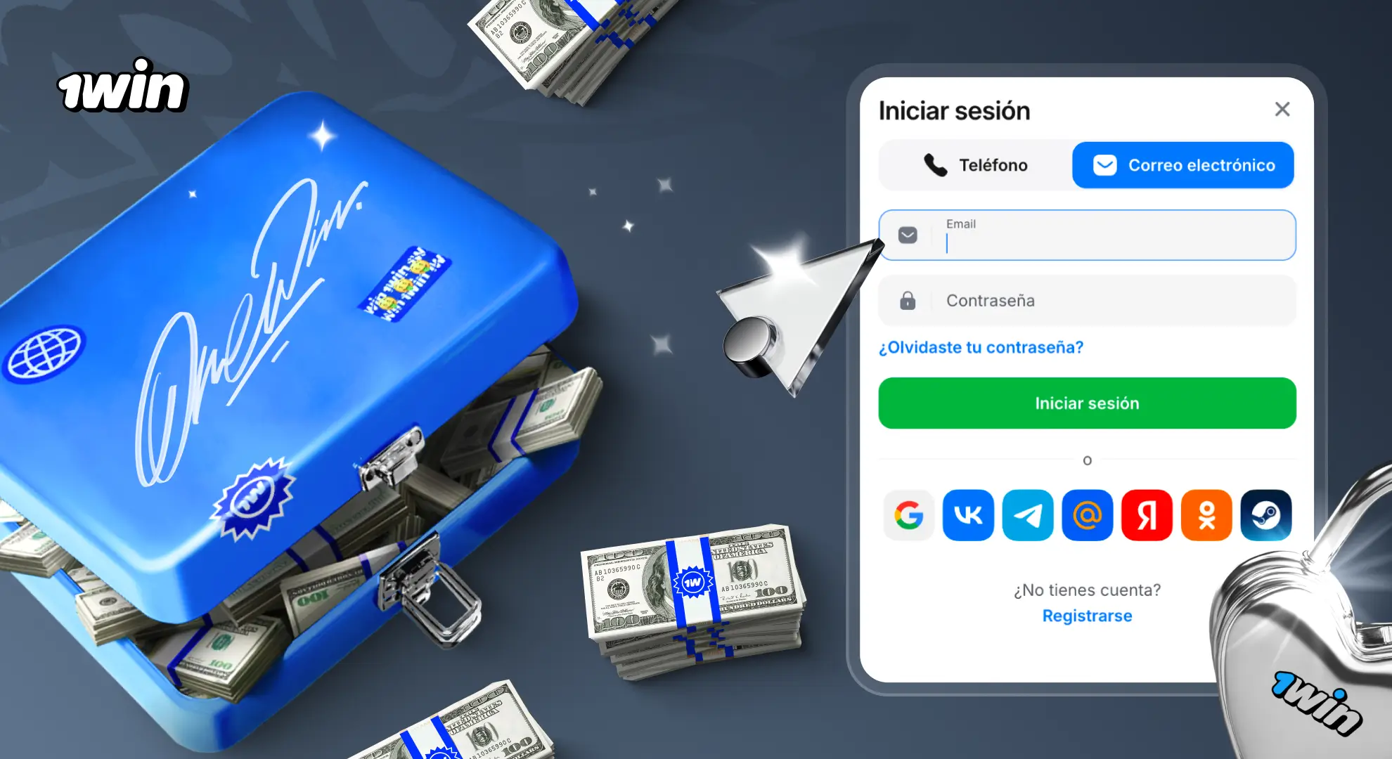Registro gratis 1win casino