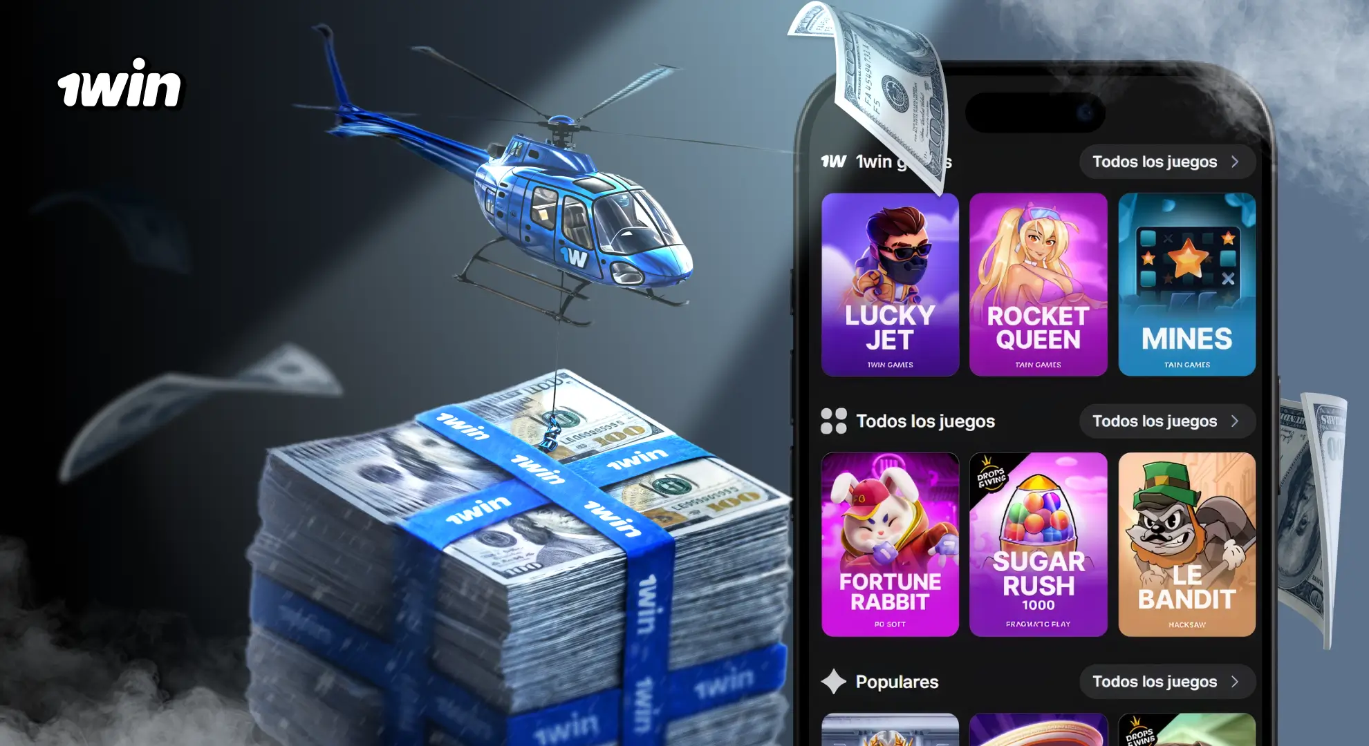 Juegos de casino 1win Panamá